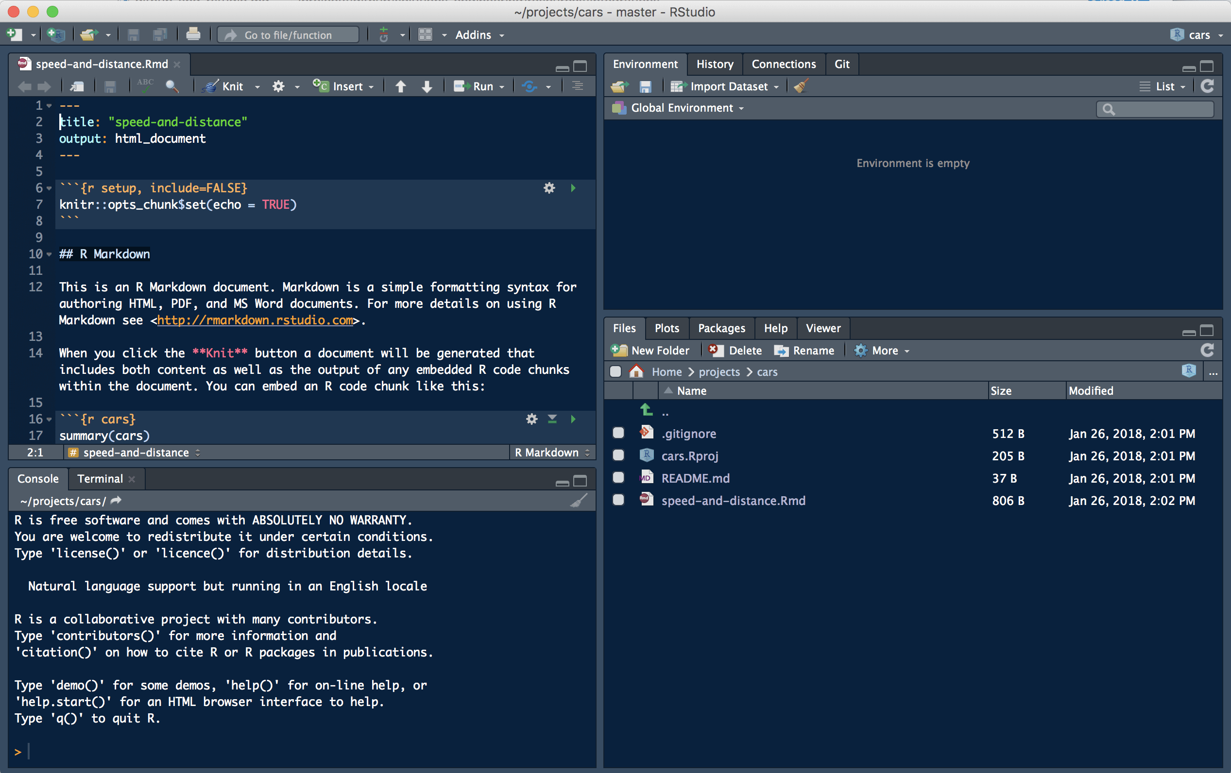 rstudio and github